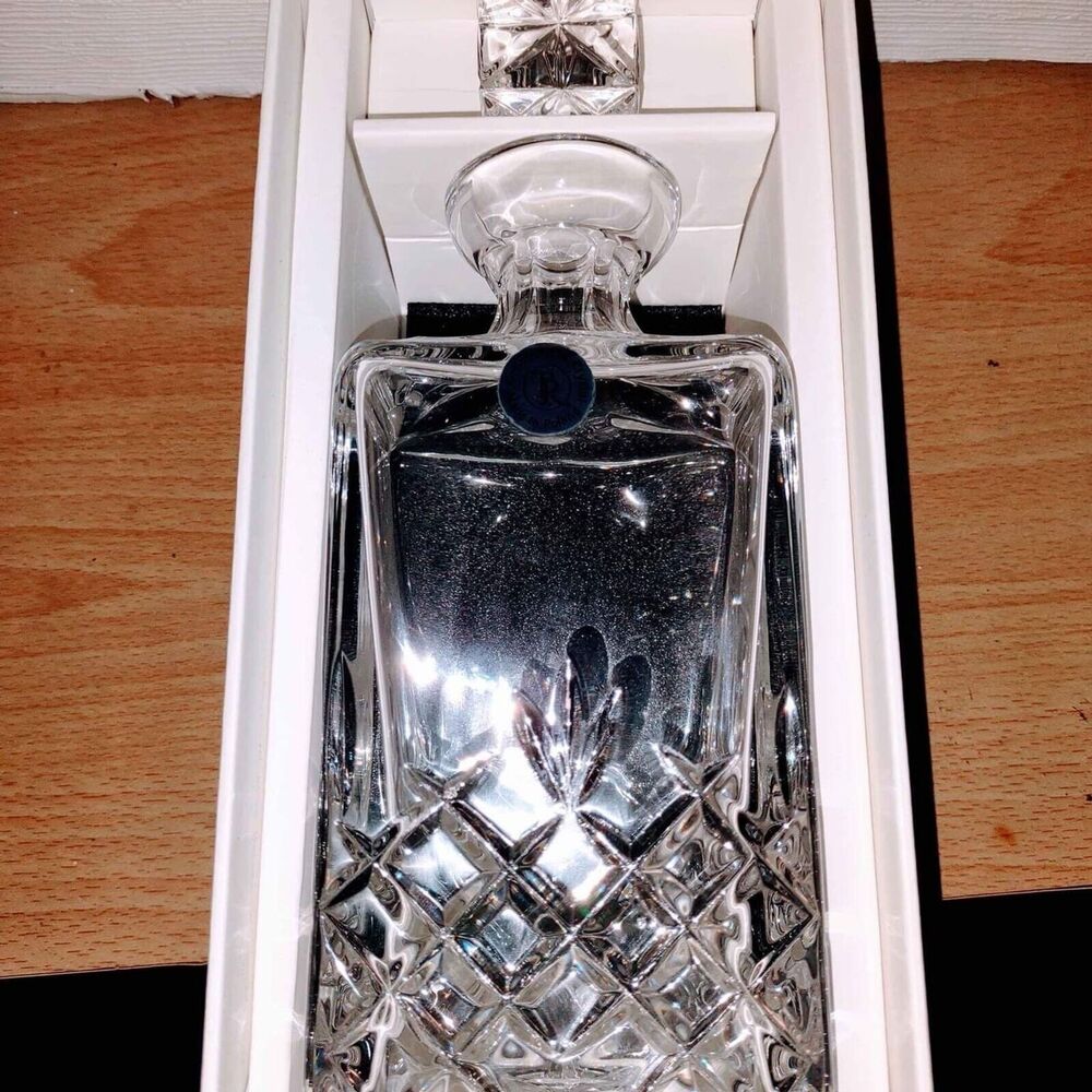Rare New Unengraved Things Remembered Genuine Crystal Decanter